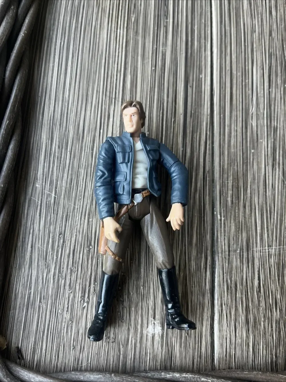 Star Wars POTF Bespin Han Solo 3.75” Figure 2000 Vintage Classic Jacket ESB